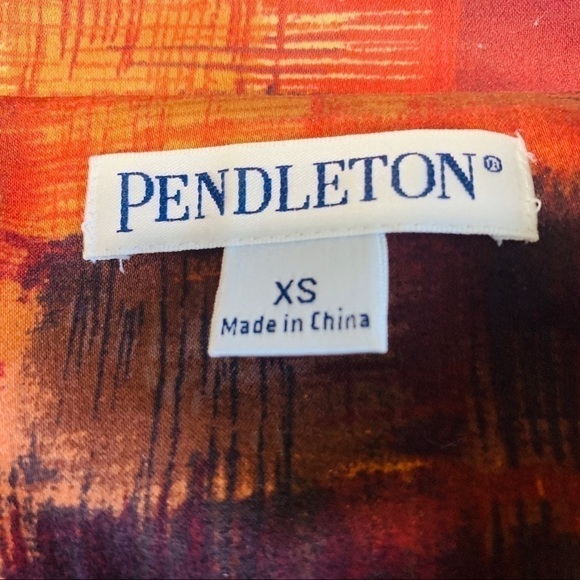 Pendleton paint strokes fall colors jacket sz XS - Picture 9 of 13